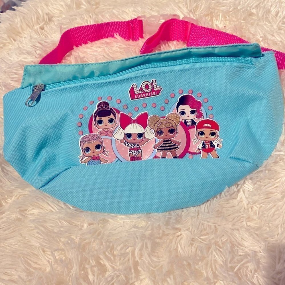 𝅺lol Surprise Fanny pack blue and pink